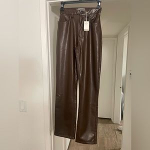 Abercrombie & Fitch Leather Pants